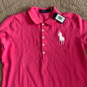 Polo Ralph Lauren pink long sleeve women